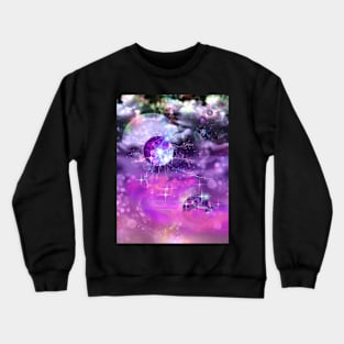 fantasy world meteors Crewneck Sweatshirt